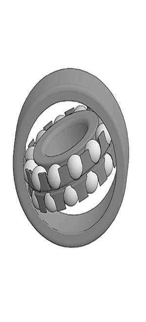 Self-aligning ball bearings